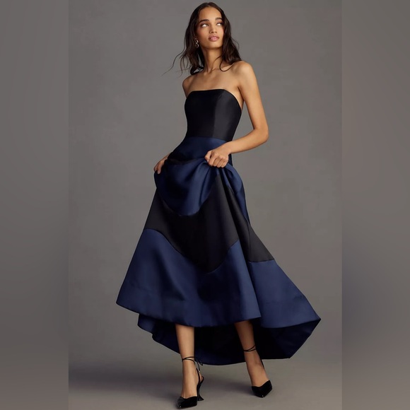 Hutch Dresses & Skirts - Hutch Rena Strapless Colorblock Maxi Dres